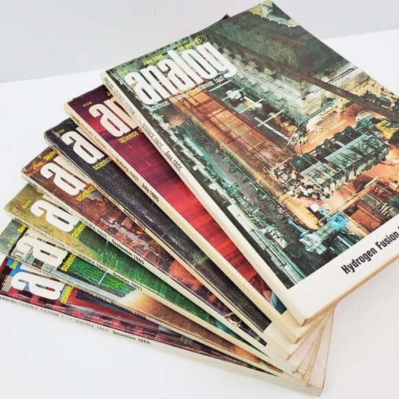 Analog Science Fiction Fact Magazines 1965, 7 Issues Jun-Dec Poul Anderson, More - Picture 4 of 11